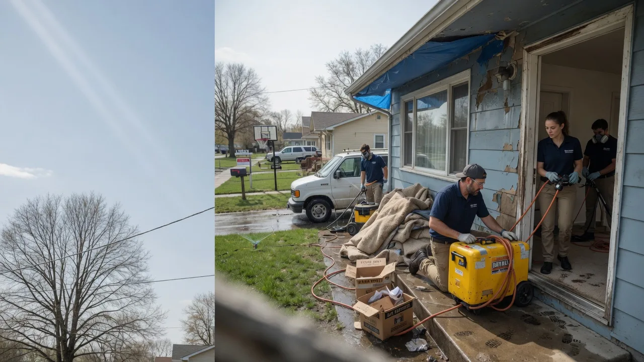 Basement Flood Cleanup in Hazleton, PA near me